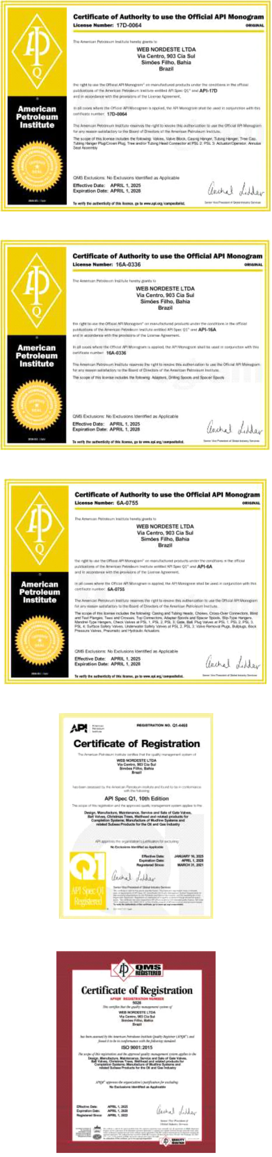Certificados