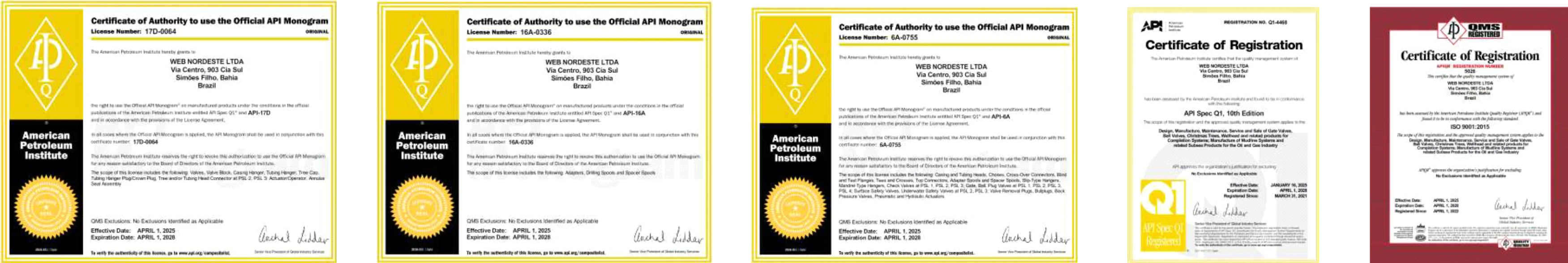 Certificados